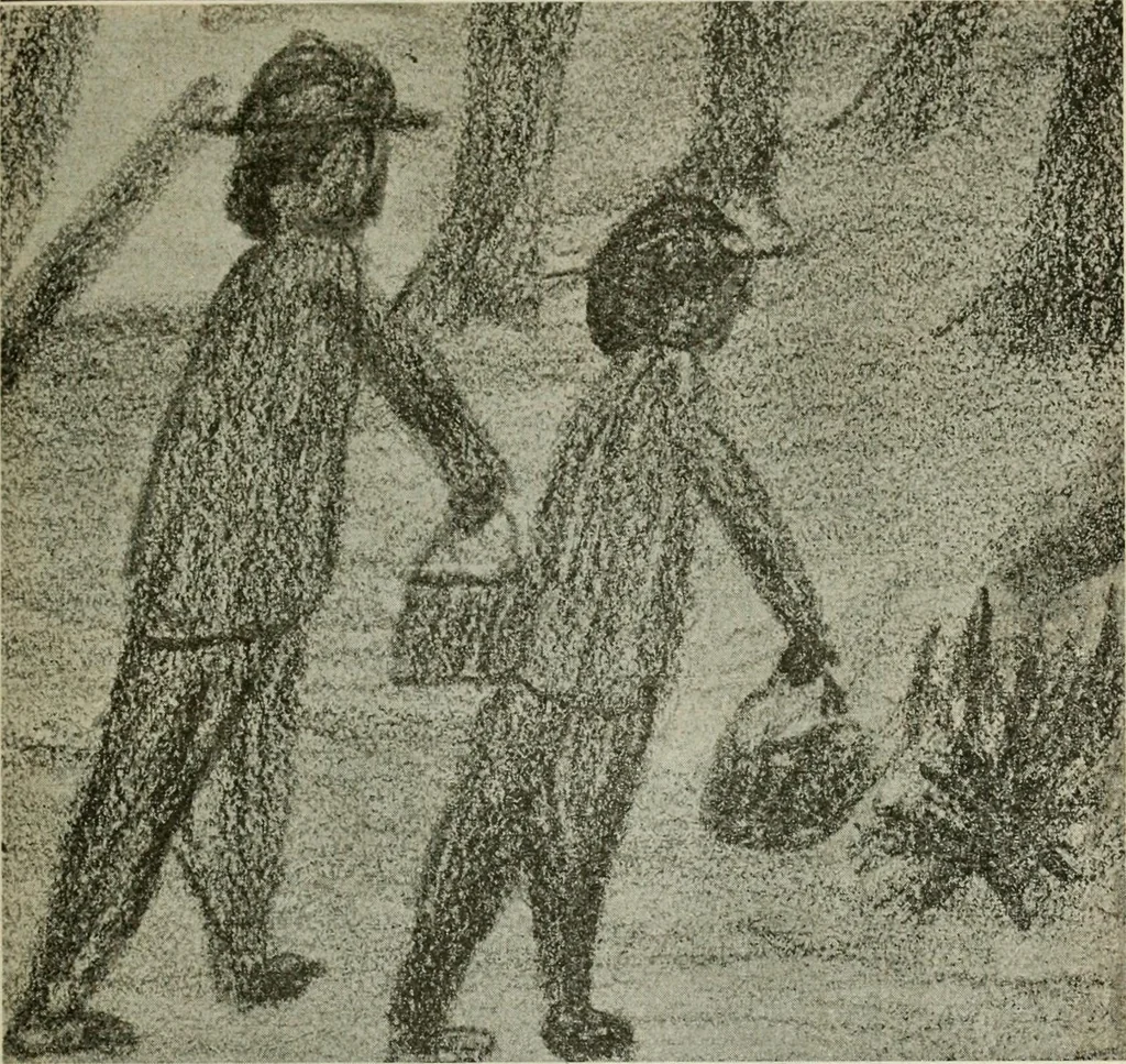 An illustration from A suggestive state course of study for kindergarten-primary grades, submitted at the request of the county and city superintendents of schools, 1922, leaf 92