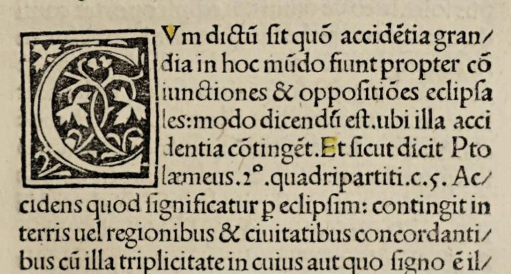 An illustration from Summa astrologiae judicialis, leaf 47