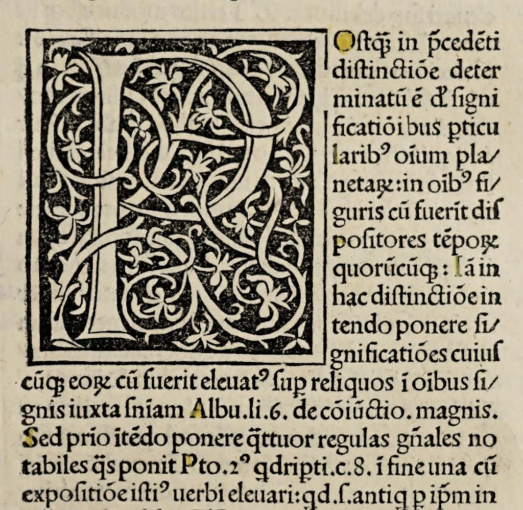 An illustration from Summa astrologiae judicialis, leaf 67