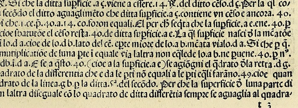 An illustration from Su[m]ma de arithmetica geometria proportioni [et] proportionalita, leaf 313