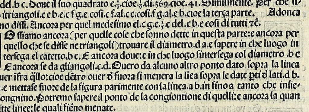 An illustration from Su[m]ma de arithmetica geometria proportioni [et] proportionalita, leaf 515