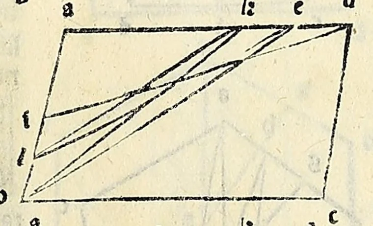 An illustration from Su[m]ma de arithmetica geometria proportioni [et] proportionalita, leaf 549