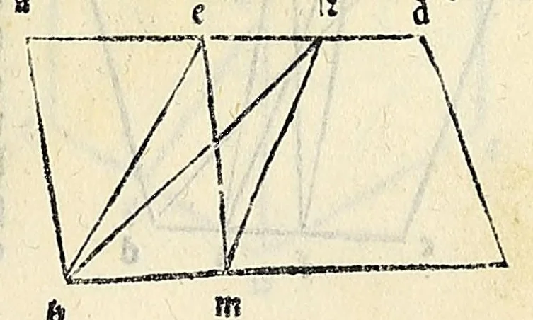 An illustration from Su[m]ma de arithmetica geometria proportioni [et] proportionalita, leaf 549