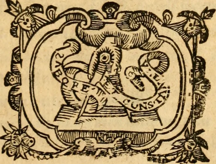 An illustration from The Summe of a conference at Terling in Essex, Januarie 11, 1643 : held between 3 ministers ... opponents pleading for infants baptisme, and 2 catabaptists ... respondents denying .., 1644, leaf 620