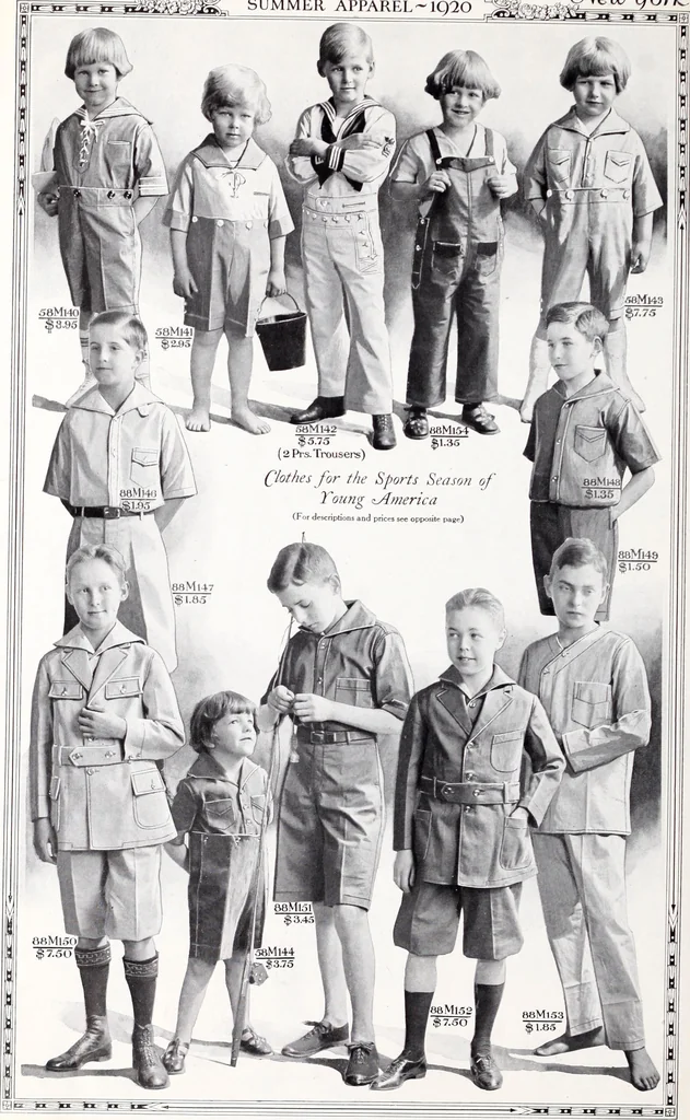 An illustration from Summer apparel : special from May 3rd to June 19th inclusive 1920., 1920, leaf 21