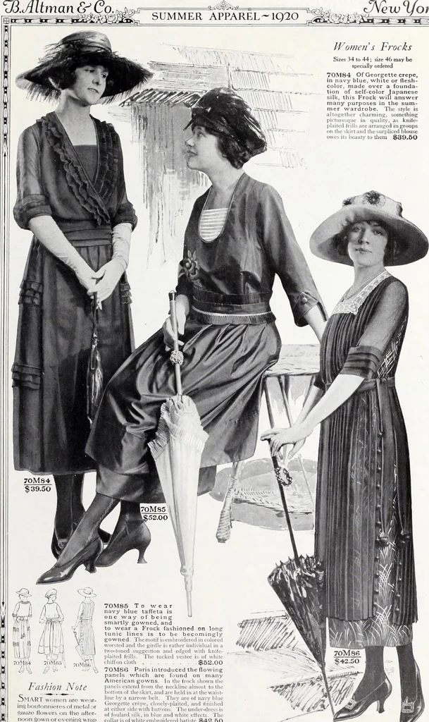 An illustration from Summer apparel : special from May 3rd to June 19th inclusive 1920., 1920, leaf 6