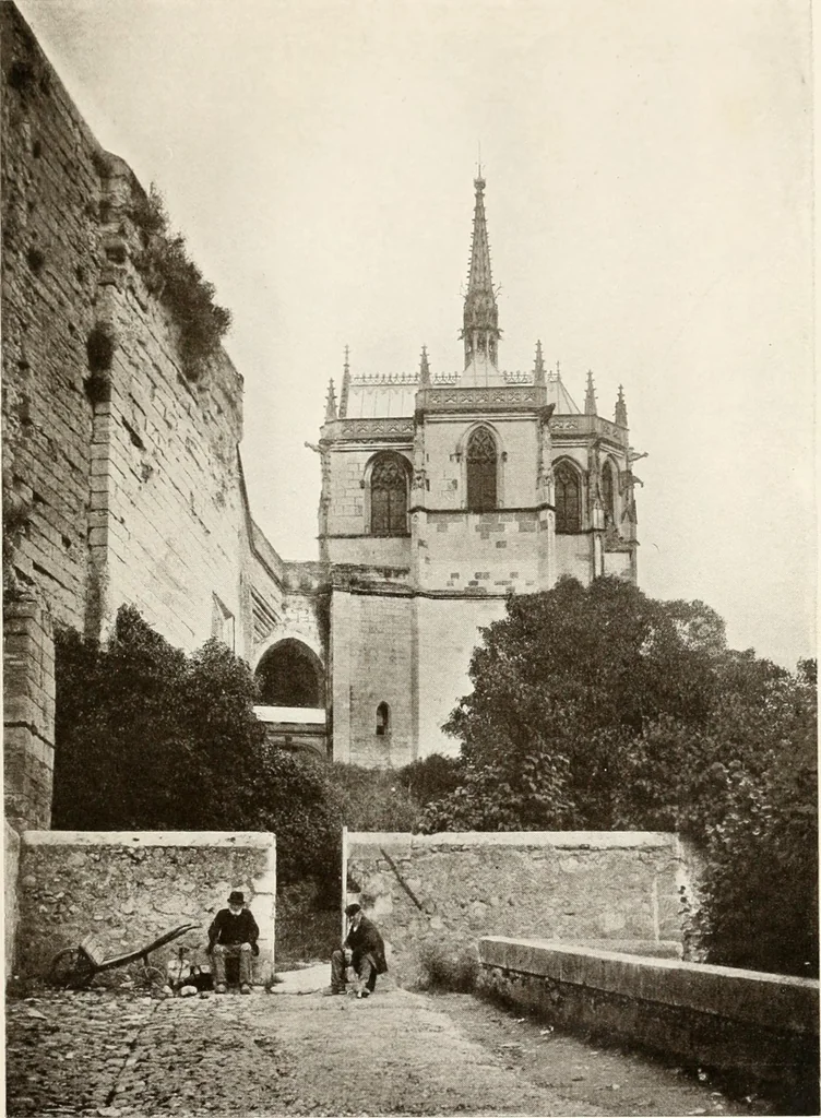 An illustration from A summer in Touraine, 1909, leaf 128