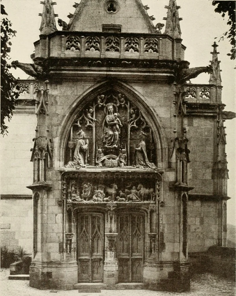 An illustration from A summer in Touraine, 1909, leaf 129