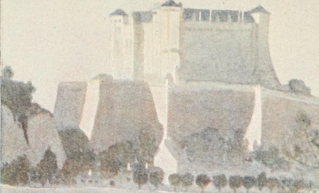 An illustration from A summer in Touraine, 1909, leaf 244