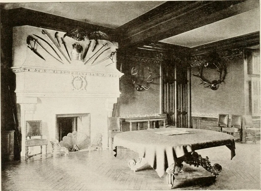 An illustration from A summer in Touraine, 1909, leaf 343
