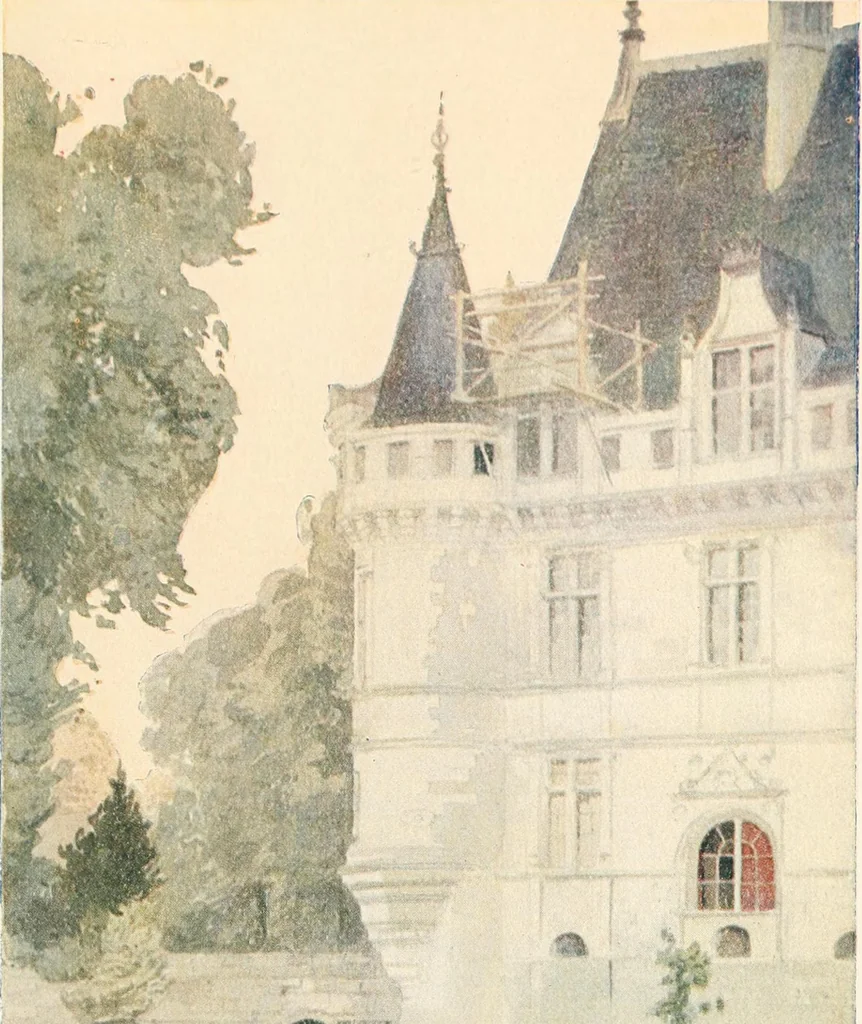 An illustration from A summer in Touraine, 1909, leaf 368