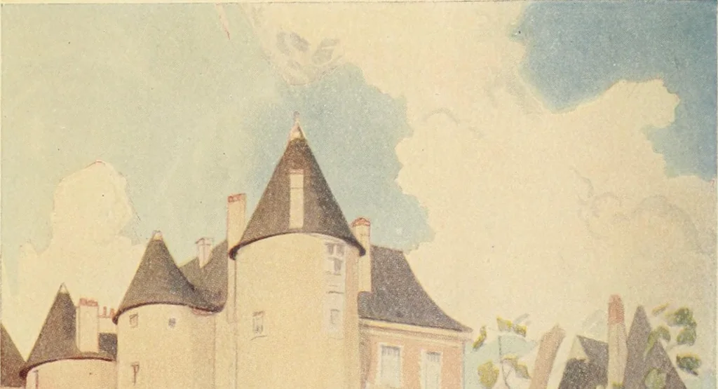An illustration from A summer in Touraine, 1909, leaf 7