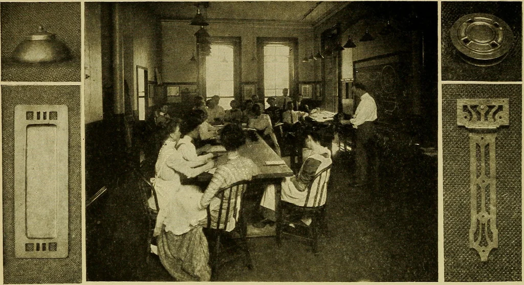 An illustration from Summer school of the Rhode Island School of Design, 1912, leaf 13
