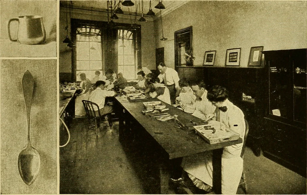 An illustration from Summer school of the Rhode Island School of Design, 1912, leaf 14
