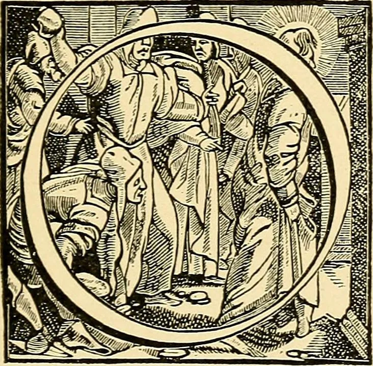 An illustration from Sun dials and roses of yesterday; garden delights which are here displayed in every truth and are moreover regarded as emblems, 1902, leaf 102