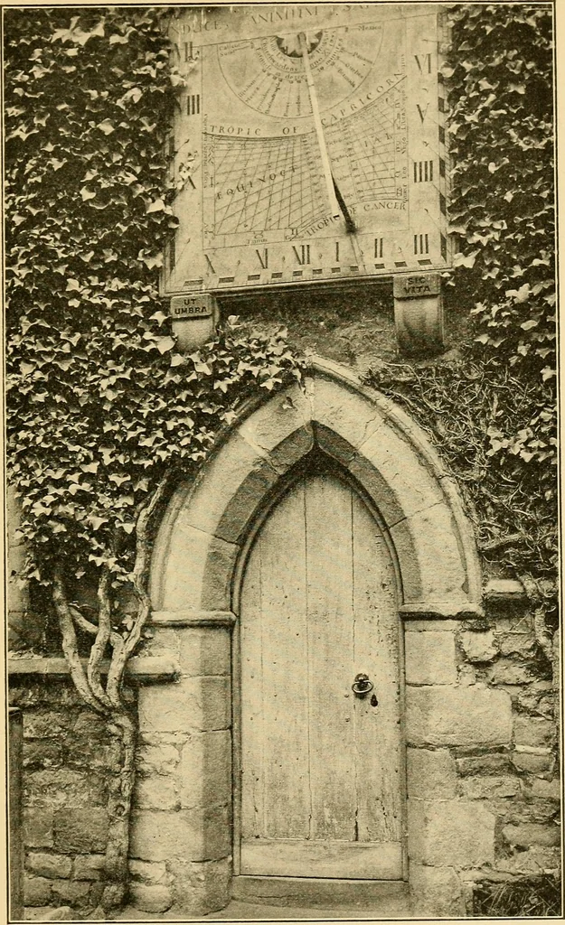 An illustration from Sun dials and roses of yesterday; garden delights which are here displayed in every truth and are moreover regarded as emblems, 1902, leaf 106