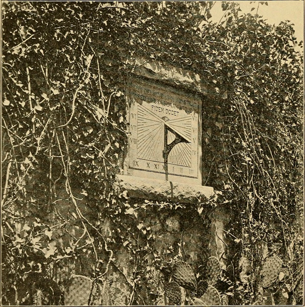 An illustration from Sun dials and roses of yesterday; garden delights which are here displayed in every truth and are moreover regarded as emblems, 1902, leaf 111