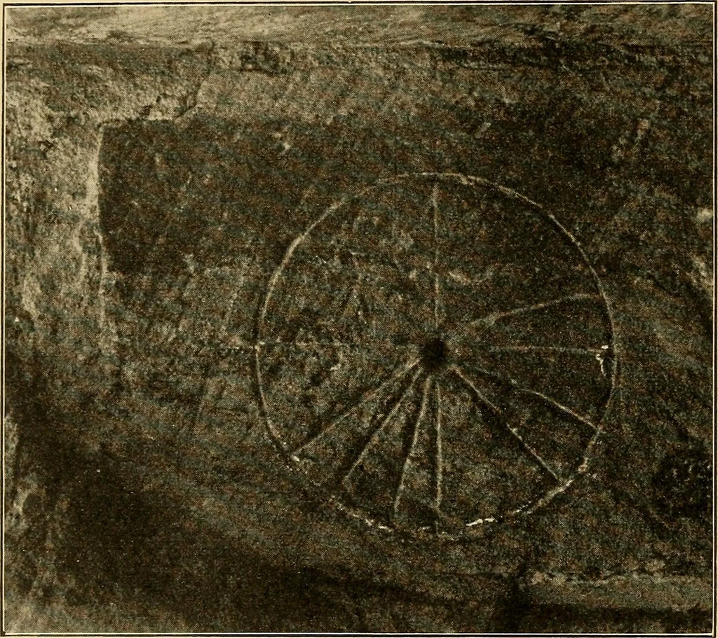 An illustration from Sun dials and roses of yesterday; garden delights which are here displayed in every truth and are moreover regarded as emblems, 1902, leaf 133