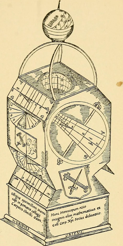 An illustration from Sun dials and roses of yesterday; garden delights which are here displayed in every truth and are moreover regarded as emblems, 1902, leaf 164