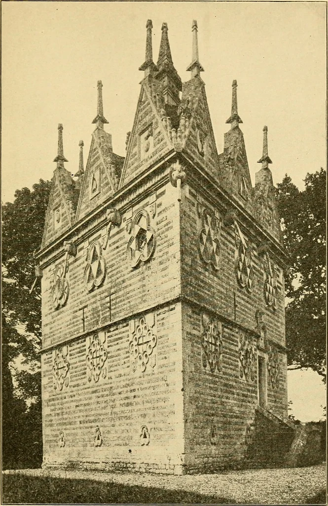 An illustration from Sun dials and roses of yesterday; garden delights which are here displayed in every truth and are moreover regarded as emblems, 1902, leaf 170