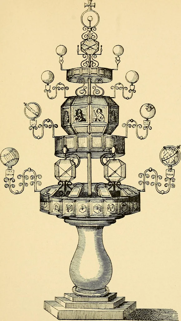 An illustration from Sun dials and roses of yesterday; garden delights which are here displayed in every truth and are moreover regarded as emblems, 1902, leaf 176