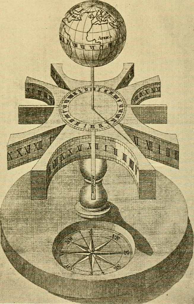 An illustration from Sun dials and roses of yesterday; garden delights which are here displayed in every truth and are moreover regarded as emblems, 1902, leaf 190
