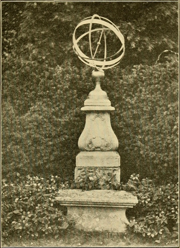 An illustration from Sun dials and roses of yesterday; garden delights which are here displayed in every truth and are moreover regarded as emblems, 1902, leaf 196