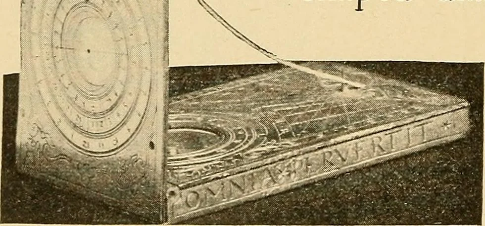 An illustration from Sun dials and roses of yesterday; garden delights which are here displayed in every truth and are moreover regarded as emblems, 1902, leaf 209