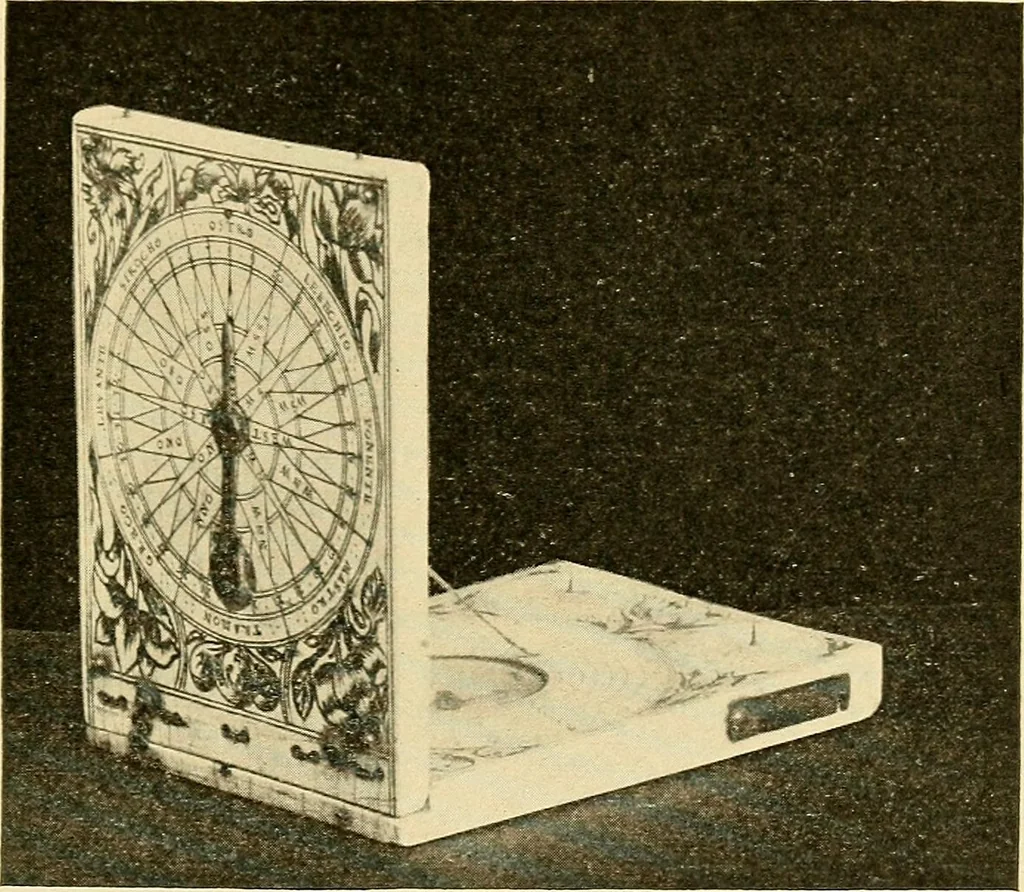 An illustration from Sun dials and roses of yesterday; garden delights which are here displayed in every truth and are moreover regarded as emblems, 1902, leaf 212