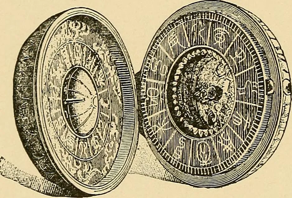 An illustration from Sun dials and roses of yesterday; garden delights which are here displayed in every truth and are moreover regarded as emblems, 1902, leaf 223