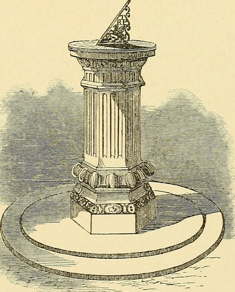 An illustration from Sun dials and roses of yesterday; garden delights which are here displayed in every truth and are moreover regarded as emblems, 1902, leaf 240
