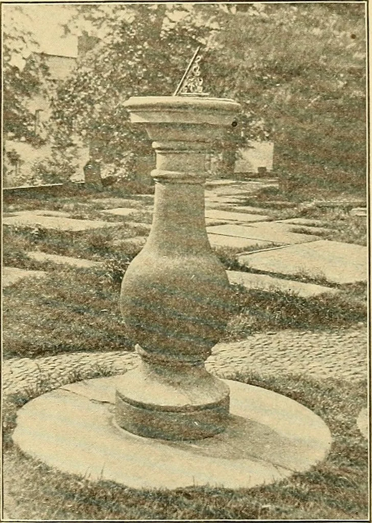An illustration from Sun dials and roses of yesterday; garden delights which are here displayed in every truth and are moreover regarded as emblems, 1902, leaf 244