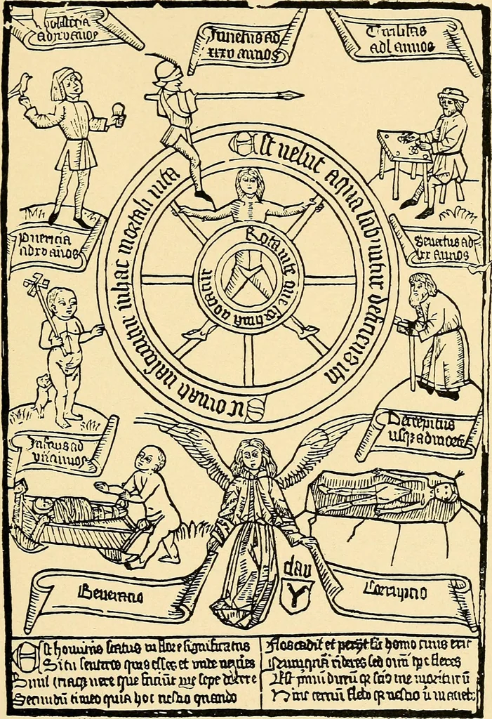 An illustration from Sun dials and roses of yesterday; garden delights which are here displayed in every truth and are moreover regarded as emblems, 1902, leaf 268