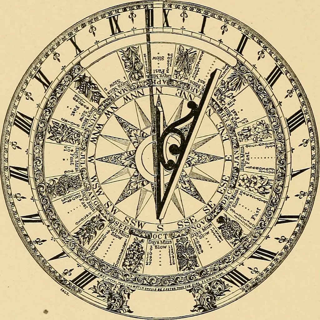 An illustration from Sun dials and roses of yesterday; garden delights which are here displayed in every truth and are moreover regarded as emblems, 1902, leaf 275