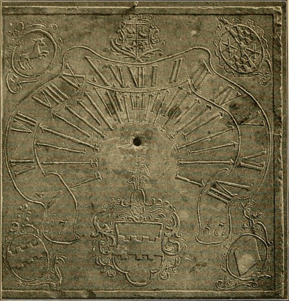 An illustration from Sun dials and roses of yesterday; garden delights which are here displayed in every truth and are moreover regarded as emblems, 1902, leaf 281