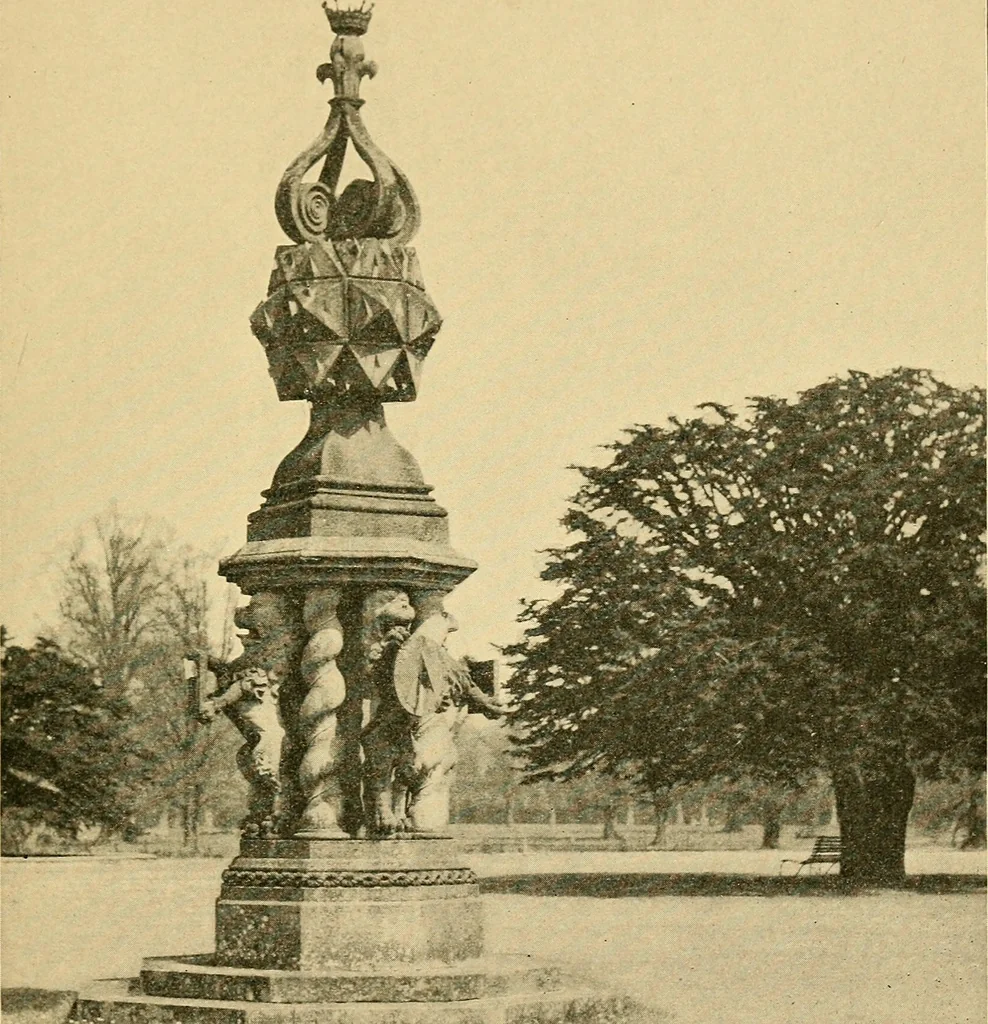 An illustration from Sun dials and roses of yesterday; garden delights which are here displayed in every truth and are moreover regarded as emblems, 1902, leaf 30