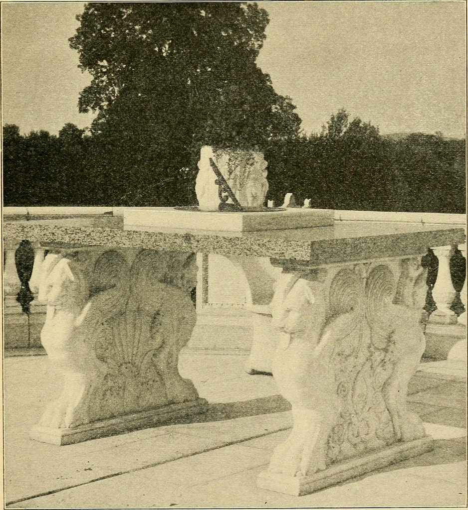 An illustration from Sun dials and roses of yesterday; garden delights which are here displayed in every truth and are moreover regarded as emblems, 1902, leaf 300