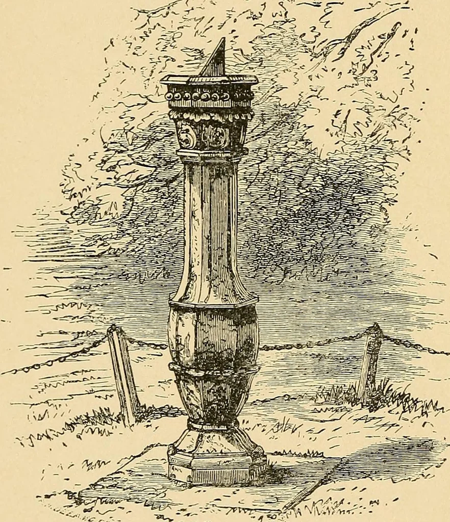 An illustration from Sun dials and roses of yesterday; garden delights which are here displayed in every truth and are moreover regarded as emblems, 1902, leaf 305