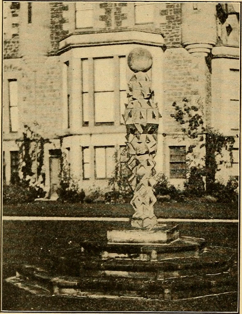 An illustration from Sun dials and roses of yesterday; garden delights which are here displayed in every truth and are moreover regarded as emblems, 1902, leaf 33