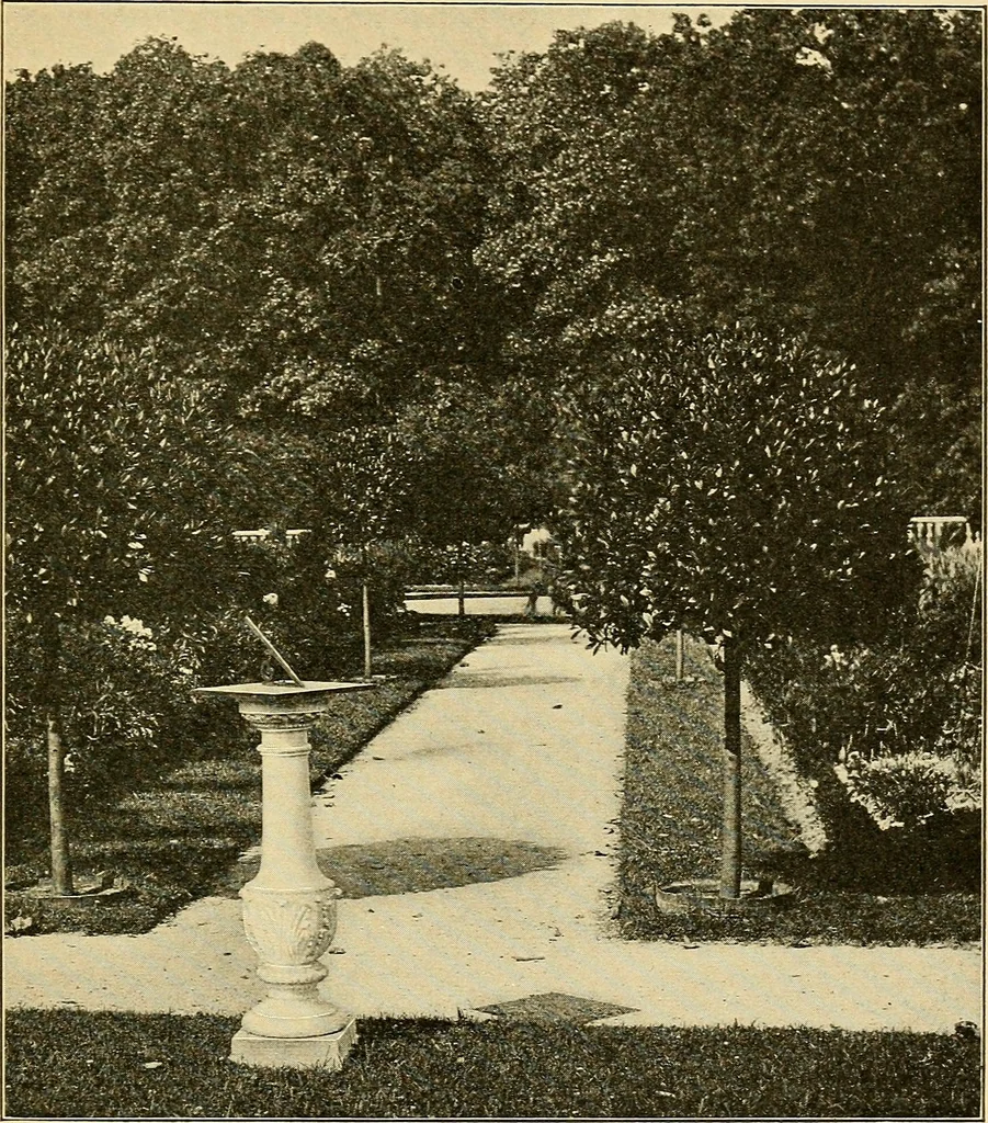 An illustration from Sun dials and roses of yesterday; garden delights which are here displayed in every truth and are moreover regarded as emblems, 1902, leaf 332