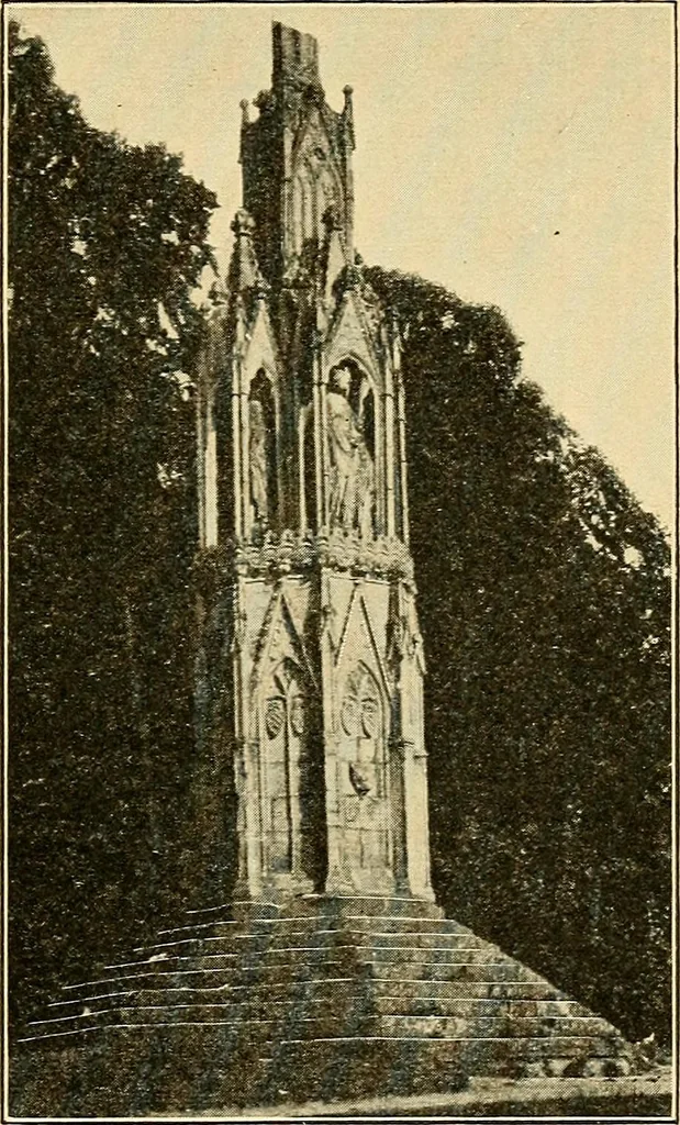 An illustration from Sun dials and roses of yesterday; garden delights which are here displayed in every truth and are moreover regarded as emblems, 1902, leaf 344