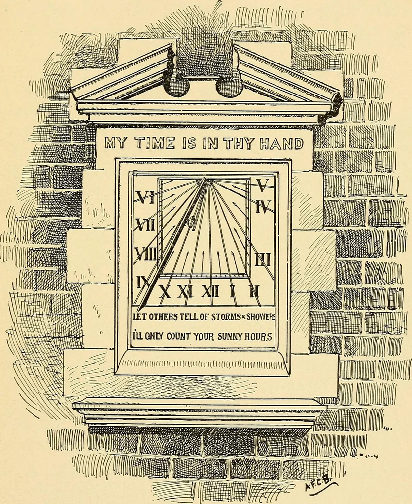 An illustration from Sun dials and roses of yesterday; garden delights which are here displayed in every truth and are moreover regarded as emblems, 1902, leaf 348