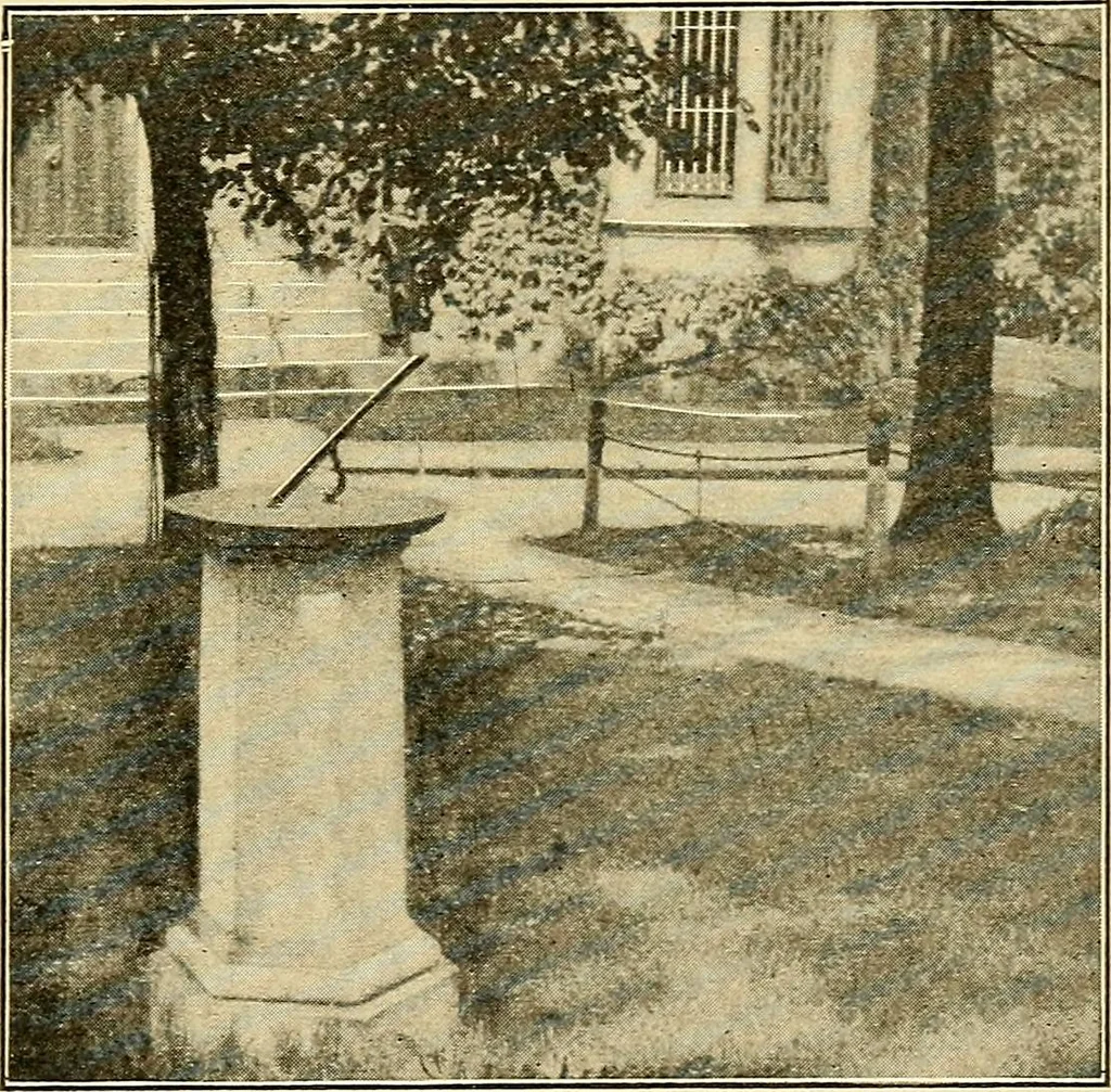 An illustration from Sun dials and roses of yesterday; garden delights which are here displayed in every truth and are moreover regarded as emblems, 1902, leaf 350