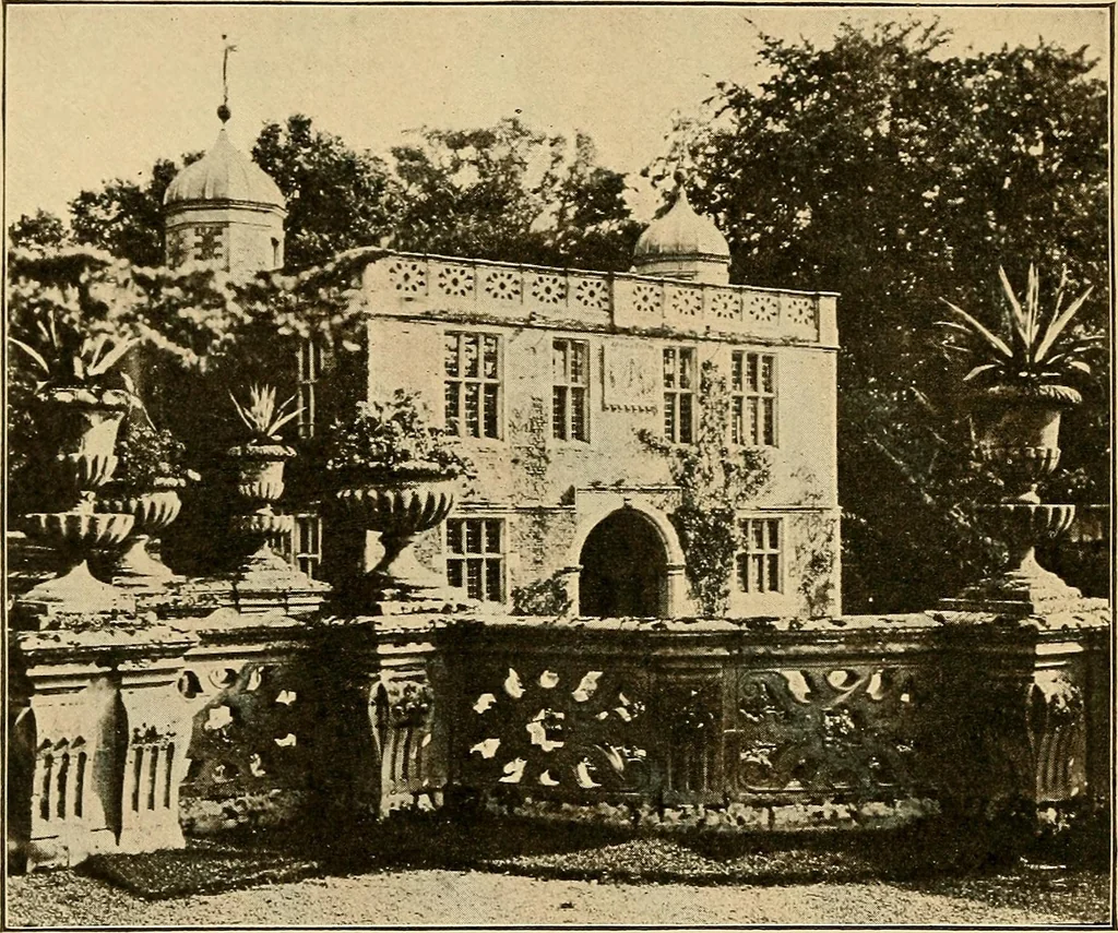An illustration from Sun dials and roses of yesterday; garden delights which are here displayed in every truth and are moreover regarded as emblems, 1902, leaf 351