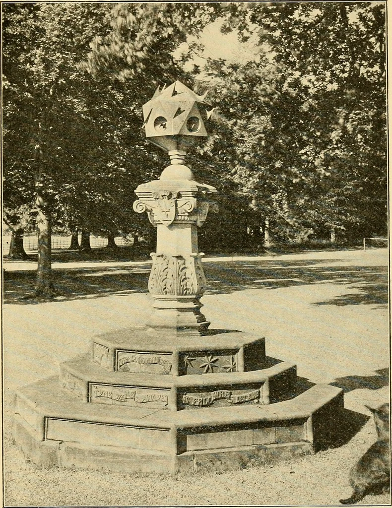 An illustration from Sun dials and roses of yesterday; garden delights which are here displayed in every truth and are moreover regarded as emblems, 1902, leaf 368
