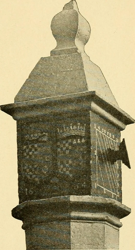 An illustration from Sun dials and roses of yesterday; garden delights which are here displayed in every truth and are moreover regarded as emblems, 1902, leaf 384