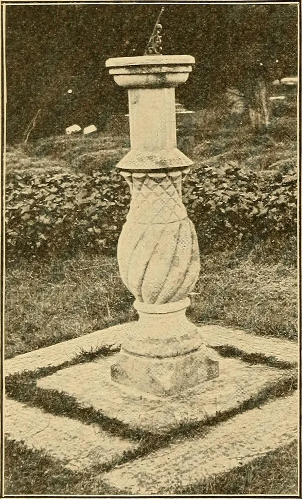 An illustration from Sun dials and roses of yesterday; garden delights which are here displayed in every truth and are moreover regarded as emblems, 1902, leaf 481