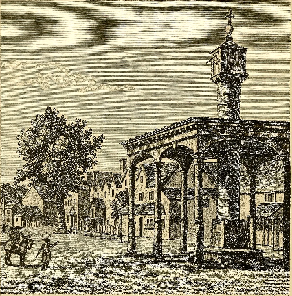 An illustration from Sun dials and roses of yesterday; garden delights which are here displayed in every truth and are moreover regarded as emblems, 1902, leaf 483