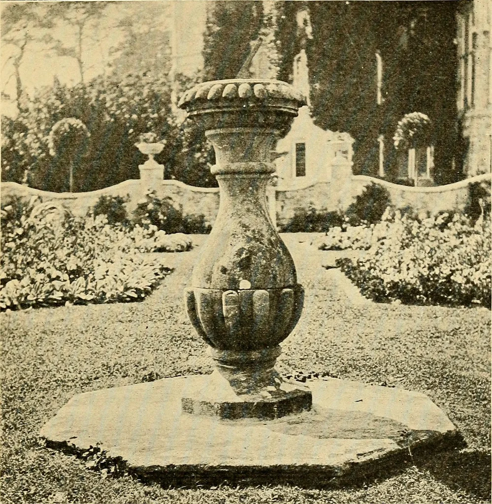 An illustration from Sun dials and roses of yesterday; garden delights which are here displayed in every truth and are moreover regarded as emblems, 1902, leaf 492