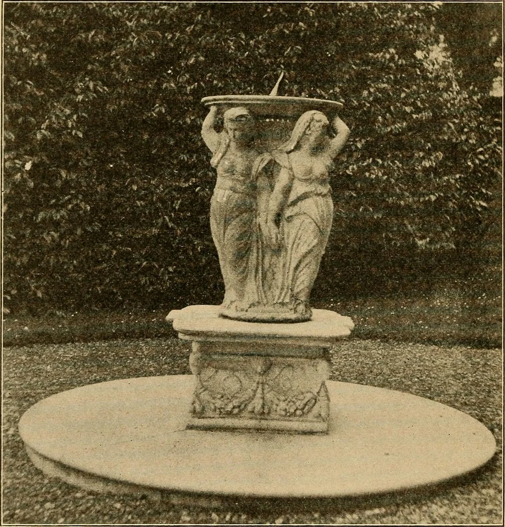 An illustration from Sun dials and roses of yesterday; garden delights which are here displayed in every truth and are moreover regarded as emblems, 1902, leaf 527